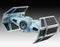 1:121 Revell 03602 Star Wars Darth Vaders TIE Fighter Plastic Modelbouwpakket