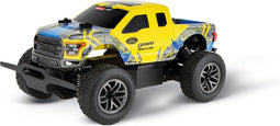 1:18 Carrera RC Auto Ford F-150 Raptor - y/b D/P - Geel - 2,4GHz RC Model Kant en Klaar