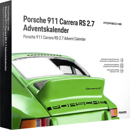 1:24 Franzis 67238 Porsche 911 Carrera RS 2.7 - Groen - Sport Auto - Adventskalender Metalen Modelbouwpakket