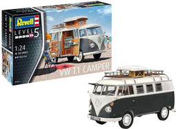 1:24 Revell 07674 VW Volkswagen T1 Camper Plastic Modelbouwpakket