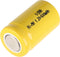 1 / 2AA-batterij met 1,2 volt spanning en 600 mAh capaciteit, 25,5 x 14,5 mm