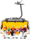 1:32 Jaegerndorfer 54200 Figuren Zittend met Ski - 6 stuks Kabelbaan accessoires