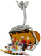 1:32 Jaegerndorfer 54500 Figuren Zittend met Snowboards - 6 stuks Kabelbaan accessoires