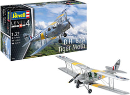 1:32 Revell 03827 D.H. 82A Tiger Moth Plane Plastic Modelbouwpakket