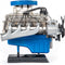 1:4 Franzis 67501-9 Ford Mustang V8 Motor Engine Kit - V8 Model Motorblok Plastic Modelbouwpakket
