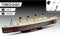 1:400 Revell 00458 RMS Titanic Ship - Technik Plastic Modelbouwpakket