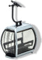 1:87 Jaegerndorfer 82100 Gondel Omega V Zilver H0 – Gondel voor modelkabelbaan – winterdorp – kerstdorp