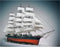 1:96 Revell 05422 Cutty Sark Boat Plastic Modelbouwpakket