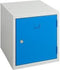 1-Deurs stapelbare lockerkast Blauw met hangoogsluiting (zonder hangslot)