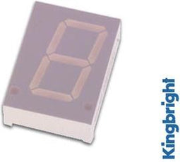 1-DIGIT DISPLAY 20mm GEMEENSCHAPPELIJKE ANODE GEEL (SA08-11YWA)