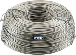 1 rol gegloeid vlechtdraad 1,25kg | verzinkt