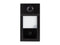 1-toets IP professionele metalen video intercom deurbel - zwart - PoE