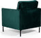 1 zits fauteuil, stof Fashion Velvet, F610 groen