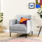 1 zits fauteuil, stof Heaven, H311 grijs