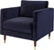 1 zits fauteuil, stof Smooth Velvet, S917 blauw