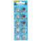10 button cells AG10, LR54, L1131F, LR1130, 189, RW89