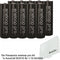 10 Panasonic eneloop pro Ni-MH-batterij, AA Mignon, 2500 mAh met extra krachtige prestaties en AccuCell AccuSafe