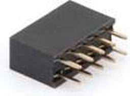 10-PINS DUBBELE PINHEADER - VROUWELIJK (CC068)