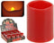 10 stuks! Ledkaars met timer 50x65mm roo