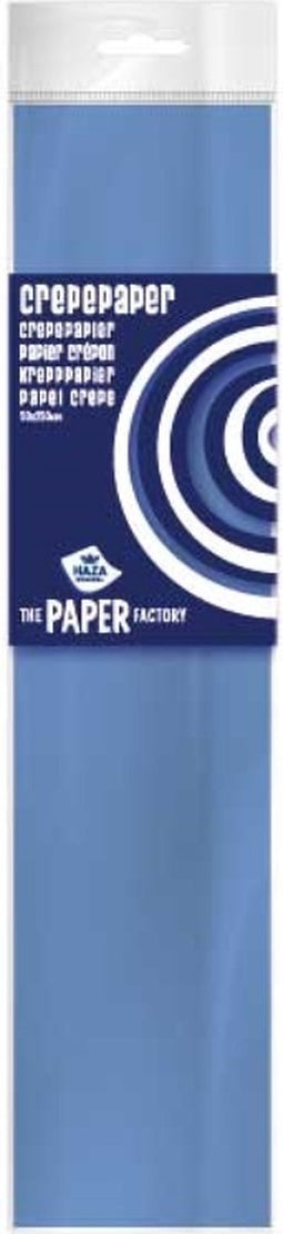 10 vel crêpe papier middenblauw 100535