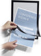 10 x Durable Duraframe infokader - A4 formaat - Zwart - Magnetische sluiting