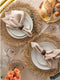 100% Linnen Servetten Beige Zand (set van 6) 50 x 50 cm
