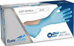 100 Nitril handschoenen maat M blauw EuroGloves