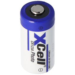 100 pieces CR123A lithium battery 3 volt max. 1550mAh, 34.5x17mm 19grams bulk