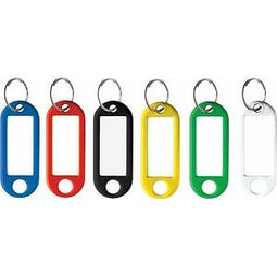 100 Sleutellabels 6 PER STUK ! in doos.AC-E106