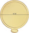 100 stuks mousse taartborden goud papier, cupcake dessert toont tray taartplateau rond wegwerp cake board taartonderleggers cake dessert display tray cake boards ronde set, 8 cm