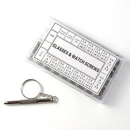 1000 pcs/Assort Rvs Micro Bril Sunglass Horloge Bril Telefoon Tablet Schroeven Moeren Schroevendraaier Set Kits Reparatie Tool