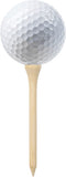 1000 st Golftees 54 mm bamboe