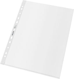 100x Leitz Recycle A4 Showtas - Insteekhoezen van 100 Micron - 90% Pre-consumer Gerecycled Plastic - Transparant