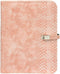 1011-68-P A5 Binder Croco Roze