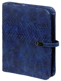 1011-75-P A5 Ringband Agenda Croco Indigo