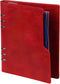 1016-16-p A5 6 Ring Planner Organizer Rood