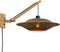 GOOD&MOJO Wandlamp Bali - Bamboe/Zwart - 55x44x44cm - Binnen Scandinavisch,Bohemian