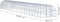 vidaXL - Kippenren - 3x20x2 - m - gegalvaniseerd - staal
