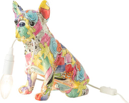 J-Line tafellamp Bulldog Pop-Art - polyresin - mix