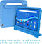 imoshion Tablet Hoes Kinderen Geschikt voor Lenovo Tab M10 Plus / Tab M10 FHD Plus - imoshion Kidsproof Backcover met handvat - Blauw