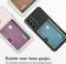 iMoshion Hoesje Geschikt voor Samsung Galaxy A34 (5G) Hoesje Met Pasjeshouder - iMoshion Softcase Backcover met pashouder 3.0 - Transparant