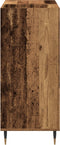 vidaXL - Recordkast - Artisan - Eiken - 84,5x38x89 - cm - Gelaagd - Hout