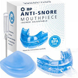 BP® Snurkbeugel - Anti Snurk Beugel - Verstelbaar - Anti Snurk Producten - Bpa vrij - Snurkbeugels voor Man en Vrouw - Anti Snurk - Knarsbitje - Snurkstrips - Blauw