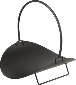 J-Line houder Brandhout - metaal - zwart