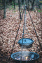 The Windmill Cast Iron - Dutch Oven haak - rvs - 13x12x4 cm - ophanghaak voor driepoot