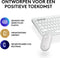 Logitech Pebble 2 Combo - Draadloos Toetsenbord en Muis - 3 apparaten koppelen - Wit