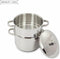 Royalty Line® C8L Stoompan Inductie - 8 Liter / Ø 24 cm - Soeppan Voor Alle Warmtebronnen - RVS Deksel met Couscous Pan