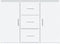 vidaXL - Dressoir - 91x29,5x65 - cm - bewerkt - hout - hoogglans - wit