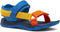 Merrell Kahuna Web - Wandelsandalen - Neopreen binnenwerk EVA binnenzool - Blauw/Oranje/Geel