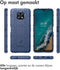 iMoshion Hoesje Geschikt voor Nokia G50 Hoesje Siliconen - iMoshion Rugged Shield Backcover - Blauw